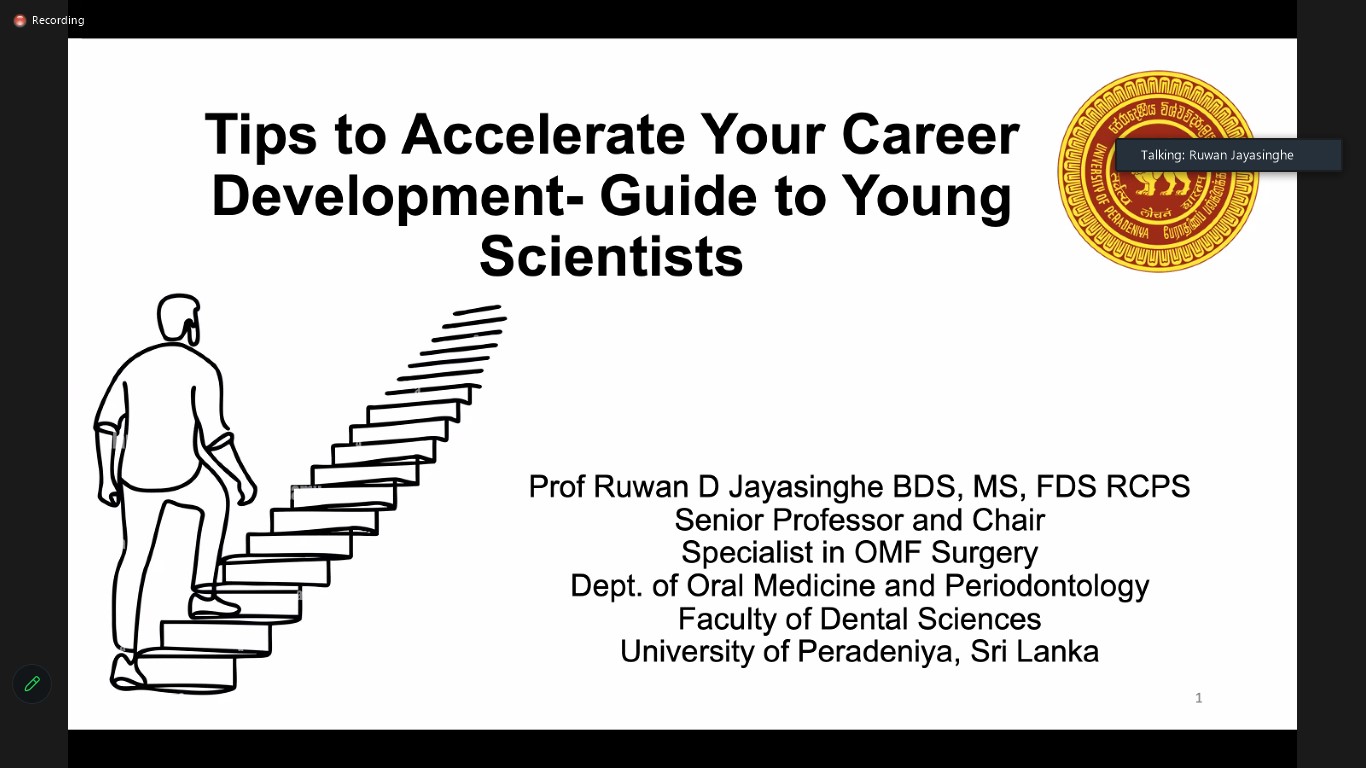 YSF Webinar: Tips to Accelerate Your Career Development: Guide to Young Scientists