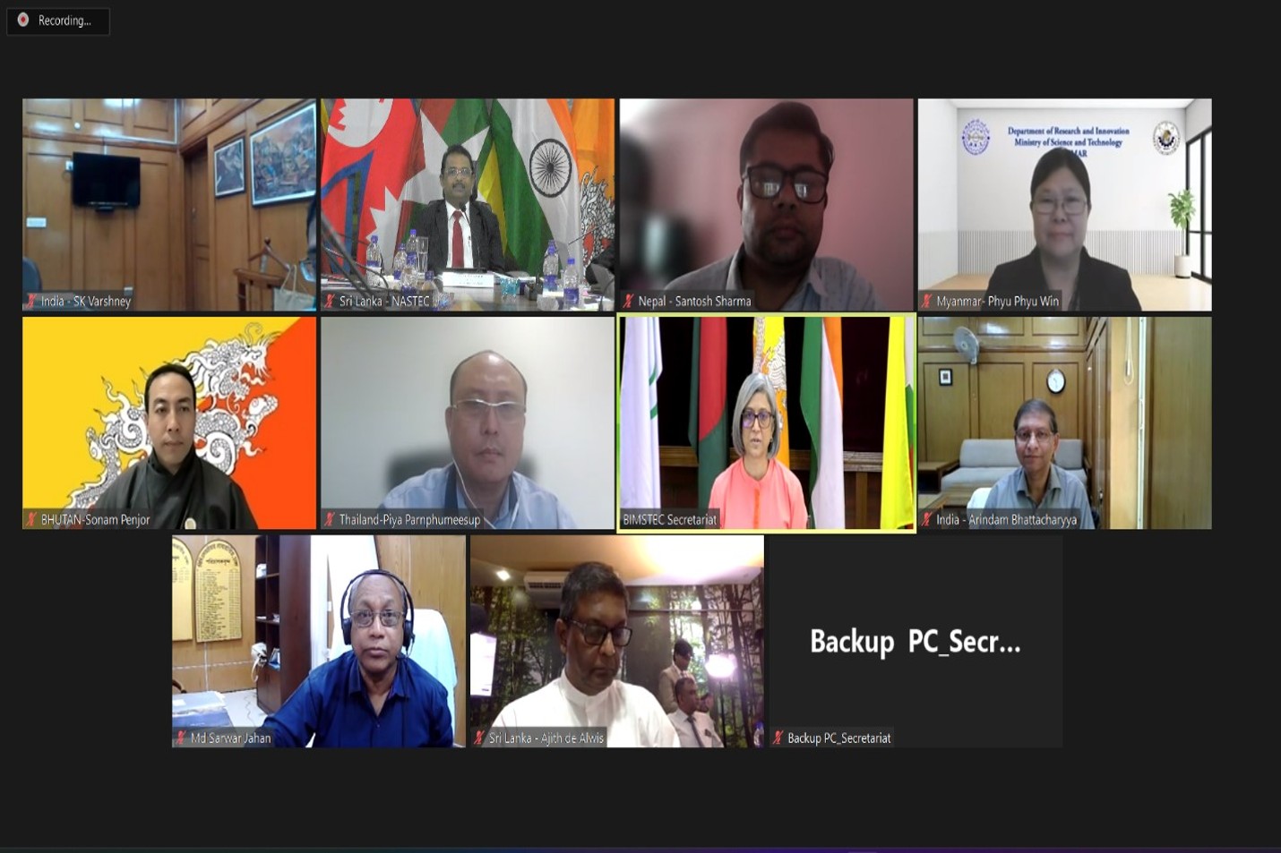 BIMSTEC 2023: Expert Group on Science, Technology, and Innovation 1st Meeting (EG-STI)