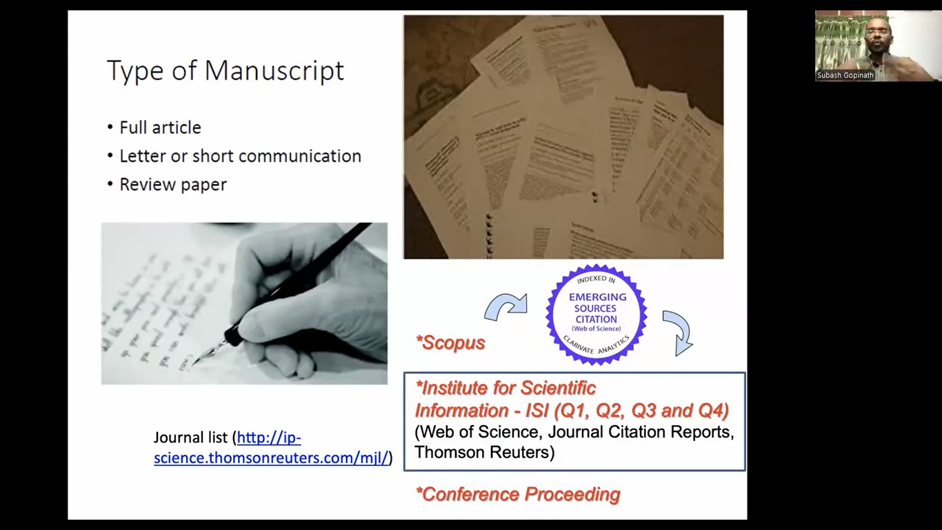 YSF Webinar: How to Publish in High Impact Journals